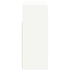 Aparador con luces LED blanco 115,5x30x75 cm
