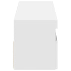 Muebles de TV con luces LED 2 uds blanco 60x35x40 cm