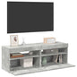 LED TV Cabinets 2 pcs concrete grey 60x35x40 cm