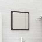 Espejo de baño contrachapada blanco brillo 100x10,5x37 cm