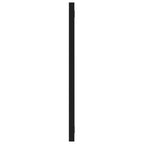 Espejo de baño madera contrachapada negro 100x1,5x37 cm