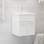 Armario lavabo madera contrachapada roble Sonoma 80x38,5x45cm