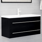 Armario lavabo madera contrachapada roble Sonoma 80x38,5x45cm
