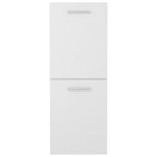 Armario de baño madera contrachapada blanco 30x30x80 cm