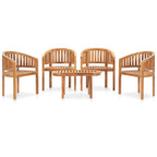 Juego de muebles de jardín 3 piezas madera maciza de teca