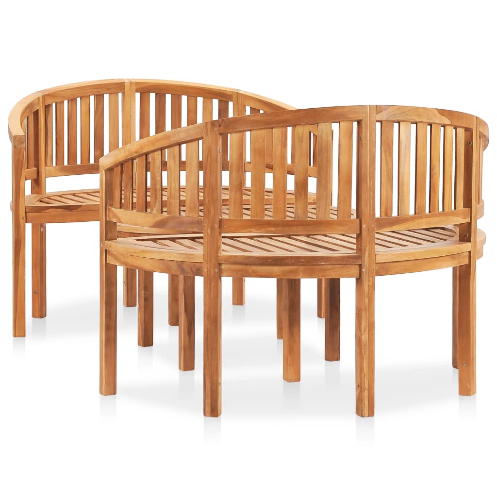 Juego de muebles de jardín 3 piezas madera maciza de teca