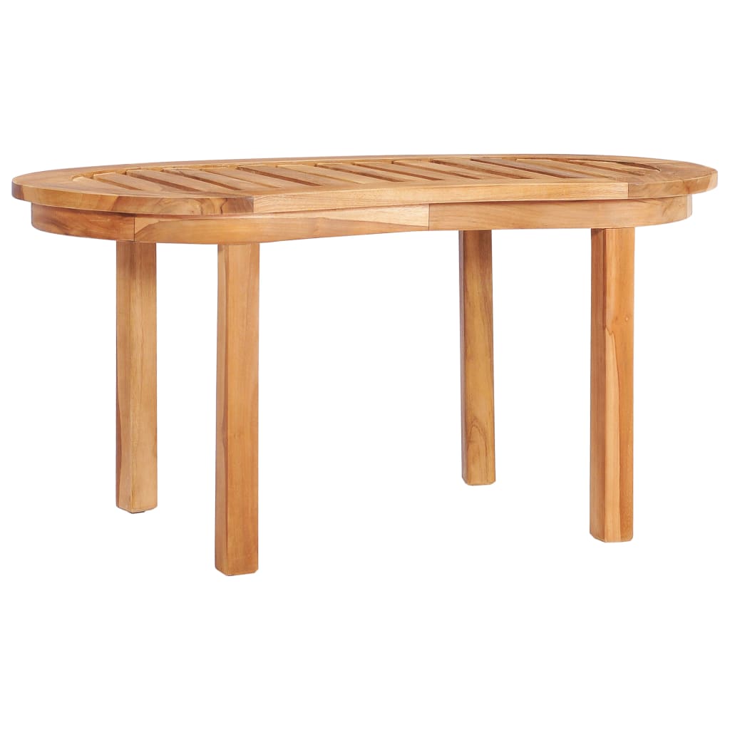 Juego de muebles de jardín 3 piezas madera maciza de teca