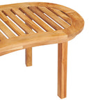 Juego de muebles de jardín 3 piezas madera maciza de teca
