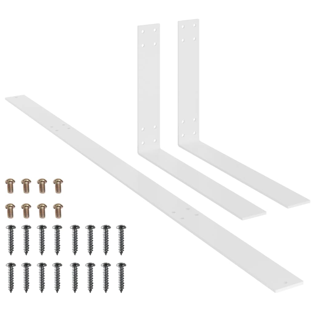 Respaldo para sofá de palets 110 cm hierro blanco