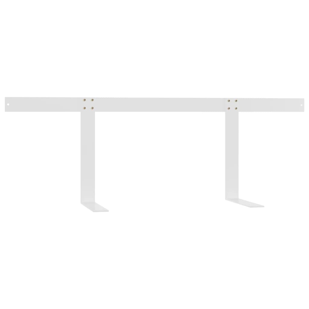 Respaldo para sofá de palets 110 cm hierro blanco