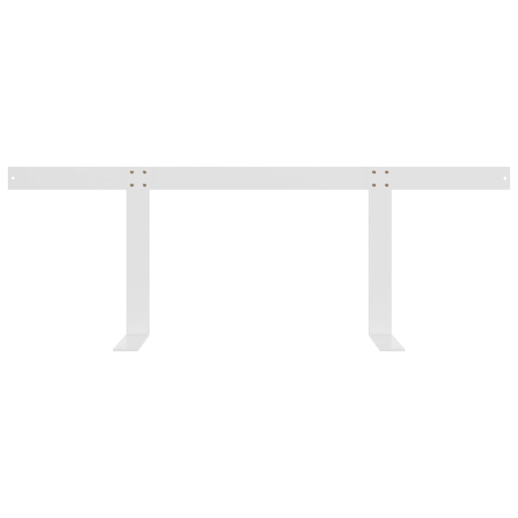 Respaldo para sofá de palets 110 cm hierro blanco