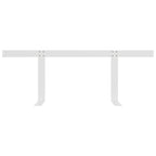 Respaldo para sofá de palets 110 cm hierro blanco