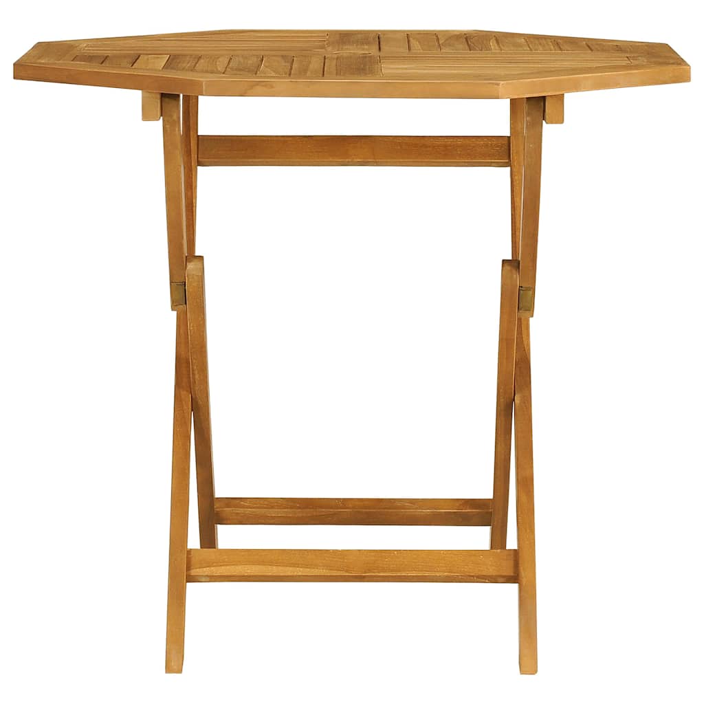Conjunto de comedor de jardín 5 piezas madera maciza de teca