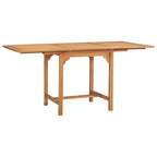 Conjunto de comedor de jardín 5 piezas madera maciza de teca