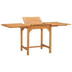 Juego de comedor para jardín 5 piezas madera maciza teca
