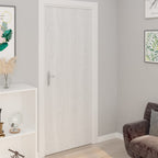 Láminas autoadhesivas muebles 2 uds PVC madera blanca 500x90 cm