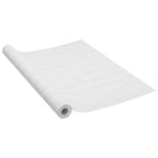 Láminas autoadhesivas muebles 2 uds PVC madera blanca 500x90 cm
