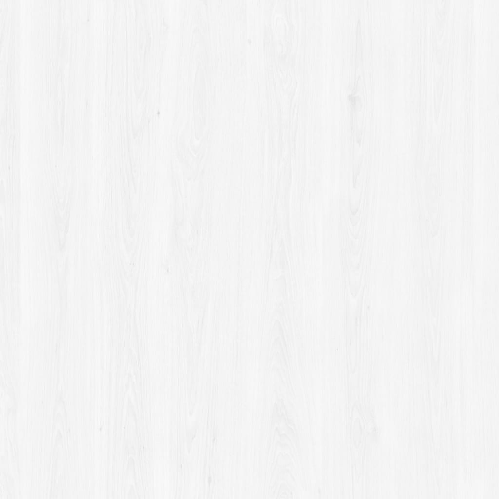 Láminas autoadhesivas muebles 2 uds PVC madera blanca 500x90 cm