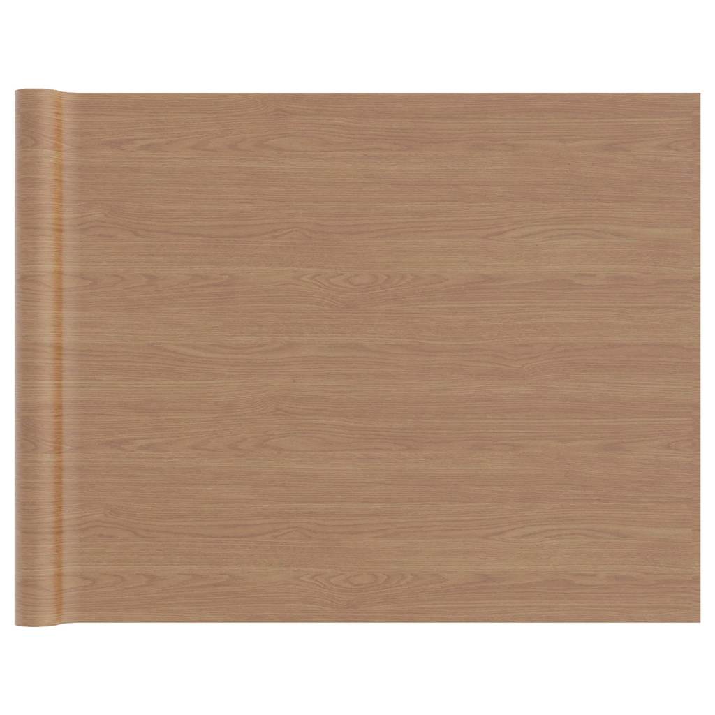Láminas autoadhesivas muebles 2 uds PVC roble claro 500x90 cm