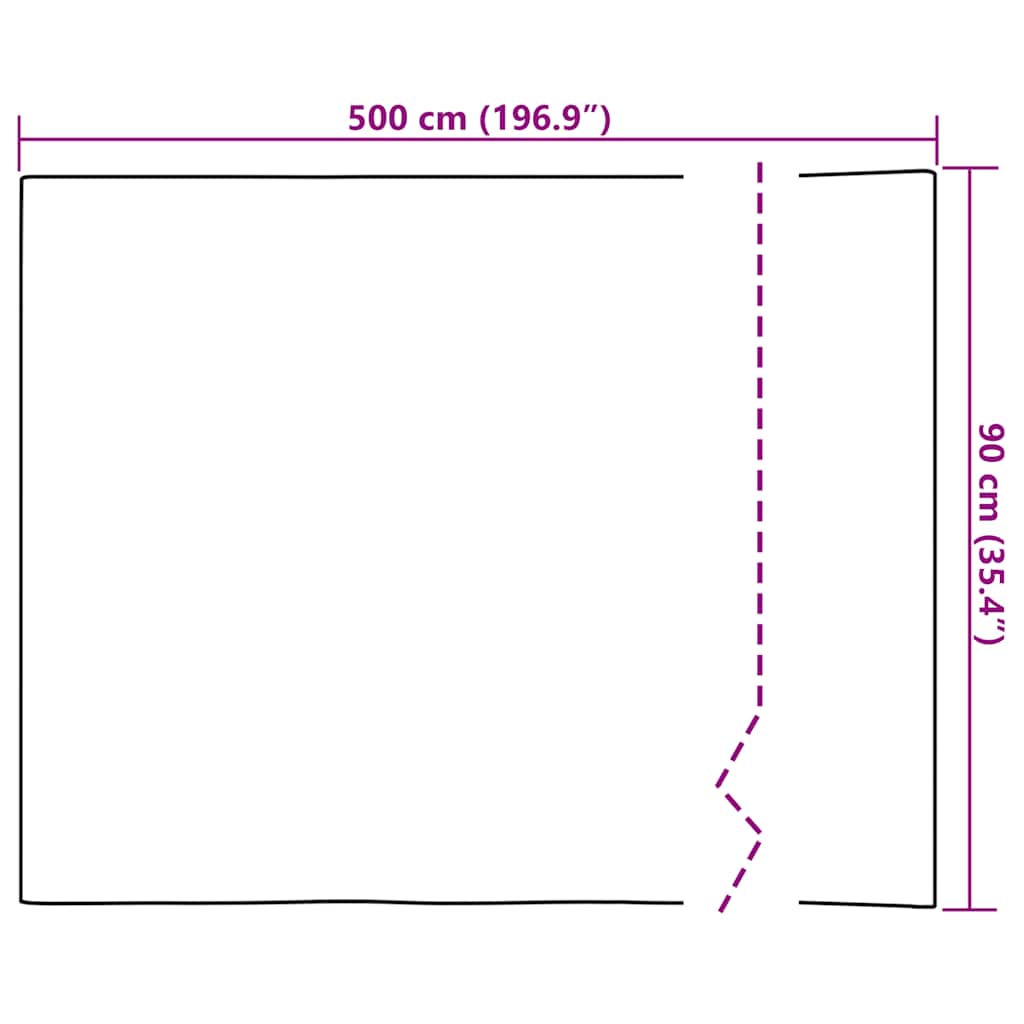 Láminas autoadhesivas muebles 2 uds PVC roble claro 500x90 cm
