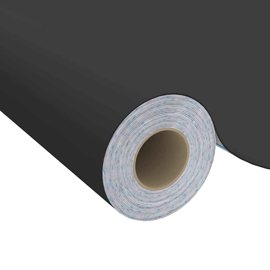 Láminas autoadhesivas muebles 2 uds PVC negro 500x90 cm