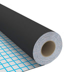 Láminas autoadhesivas muebles 2 uds PVC negro 500x90 cm