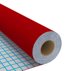 Láminas autoadhesivas muebles 2 uds PVC rojo 500x90 cm