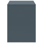 Mesitas de noche 2 uds madera de pino gris claro 35x30x40 cm