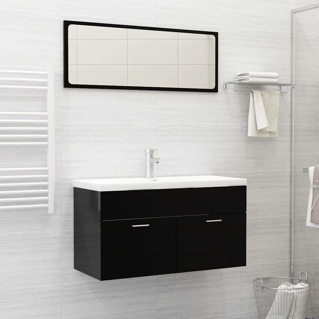 Lavabo empotrado con grifo cerámica blanco 101x39x18 cm