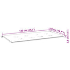 Banco de jardín 2 plazas madera eucalipto gris y cojín 120 cm