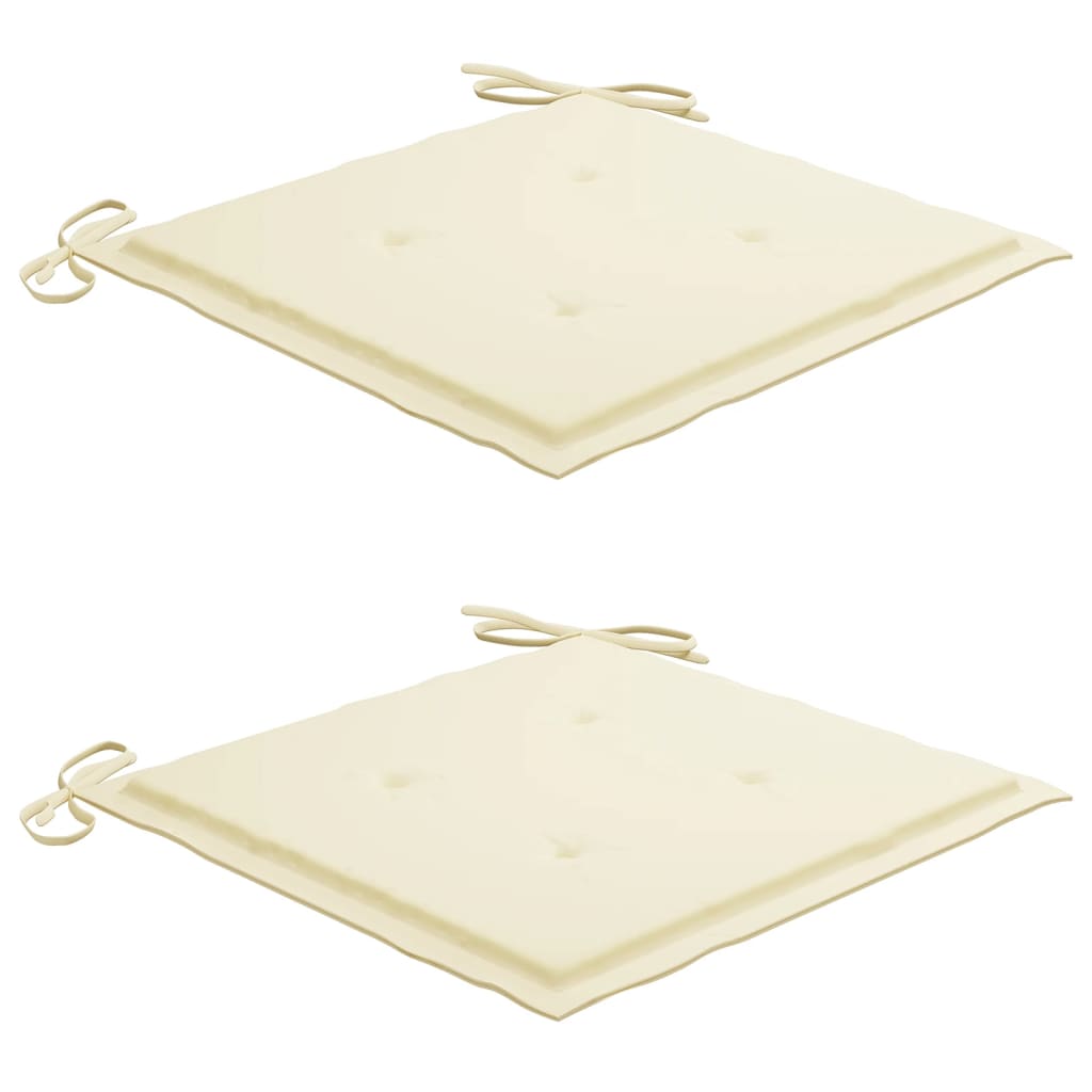 Sillas y mesa de té de jardín con cojines madera maciza acacia
