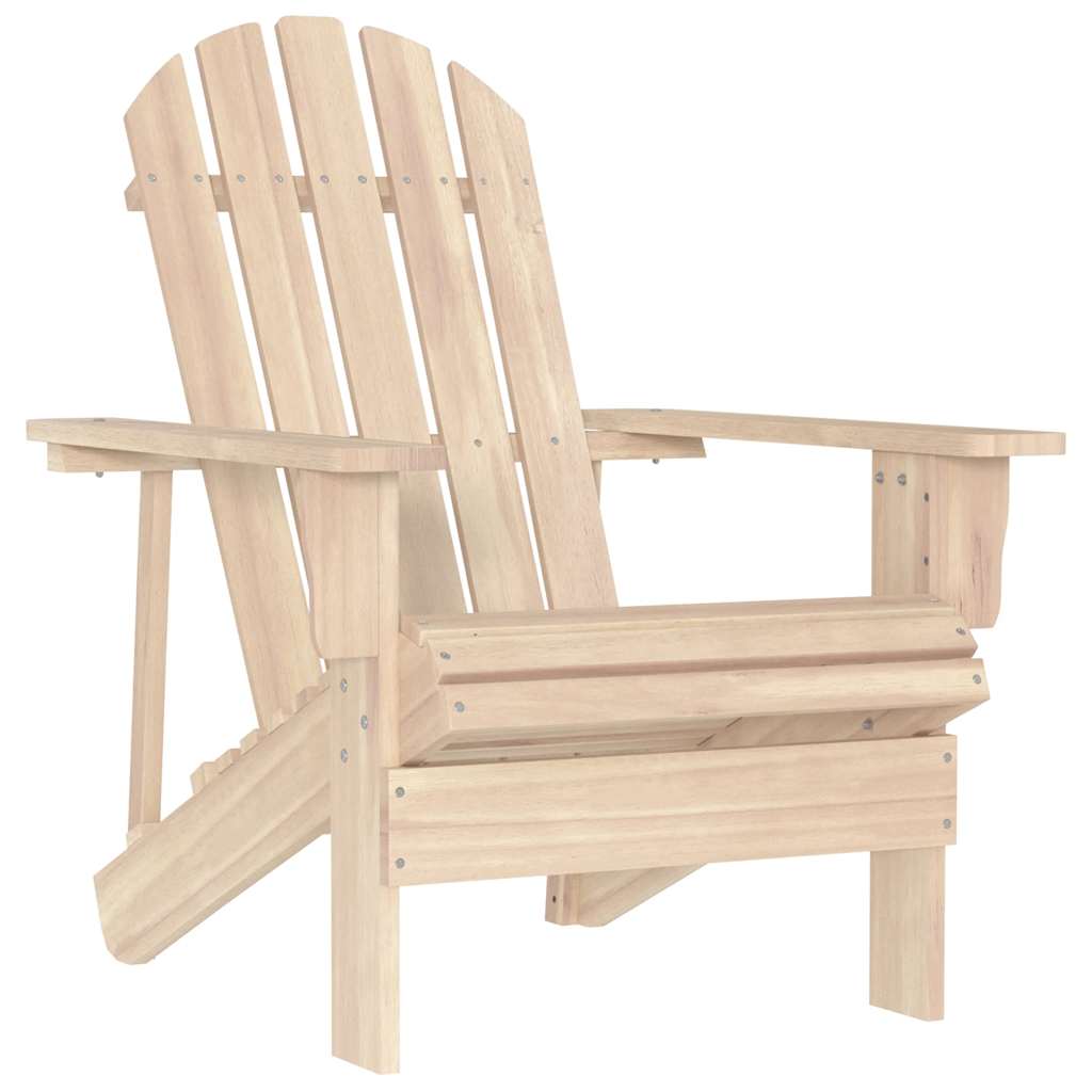 Silla de jardín Adirondack madera maciza de abeto