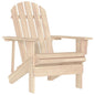 Silla de jardín Adirondack madera maciza de abeto