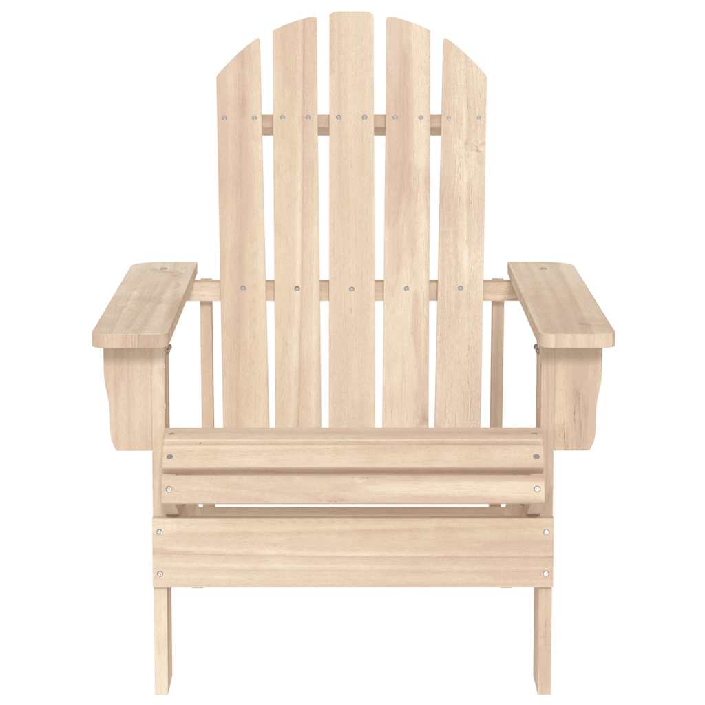 Silla de jardín Adirondack madera maciza de abeto
