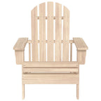 Silla de jardín Adirondack madera maciza de abeto