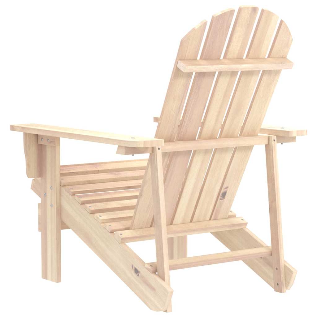 Silla de jardín Adirondack madera maciza de abeto