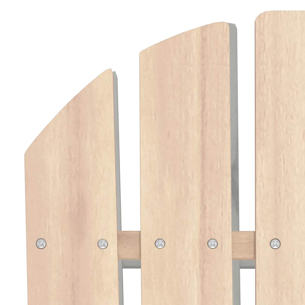 Silla de jardín Adirondack madera maciza de abeto