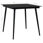 Juego de comedor de jardín 3 piezas