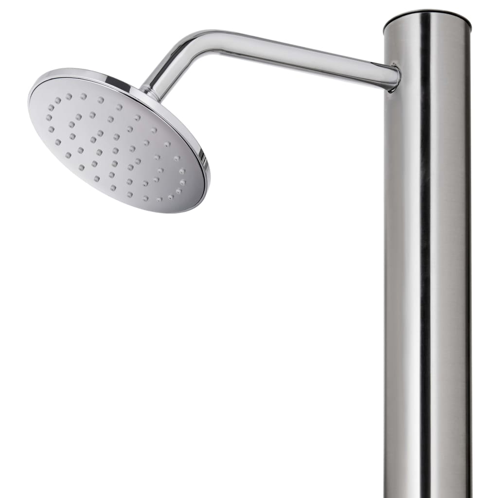 Ducha de jardín acero inoxidable 215 cm