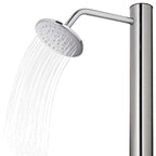 Ducha de jardín acero inoxidable 215 cm