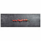 Alfombra de cocina lavable Coffee azul 45x150 cm