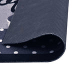 Alfombra de cocina lavable Coffee azul 45x150 cm