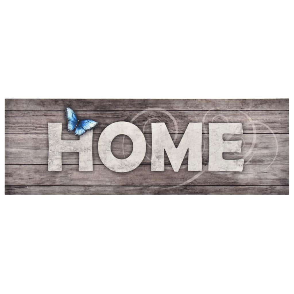 Alfombra de cocina lavable Coffee azul 45x150 cm