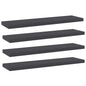 Shelf boards 4 pcs plywood white 60x40x1.5 cm