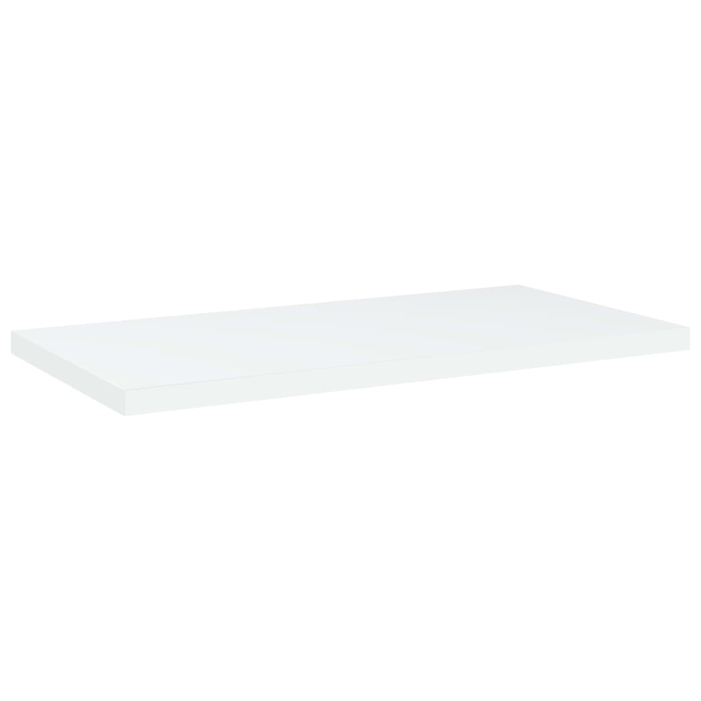 Estantes de estantería 4 uds contrachapada blanco 40x20x1,5 cm