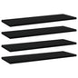 Shelf boards 4 pcs plywood white 60x40x1.5 cm