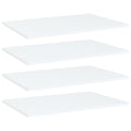 Estantes para estantería 4 uds contrachapada blanco 60x40x1,5cm