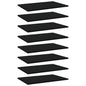 Shelf boards 4 pcs plywood white 60x40x1.5 cm