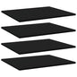Shelf boards 4 pcs plywood white 60x40x1.5 cm