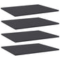 Shelf boards 4 pcs plywood white 60x40x1.5 cm